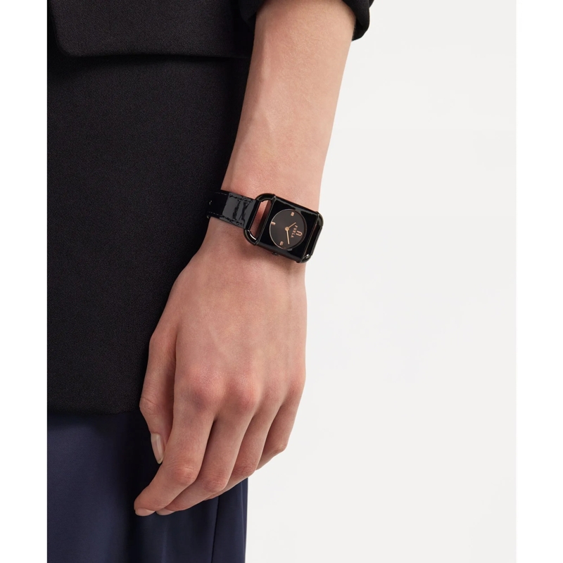 Furla Quarzuhr Quarz-Analoguhr Furla Arco Square schwarz(Image 4)