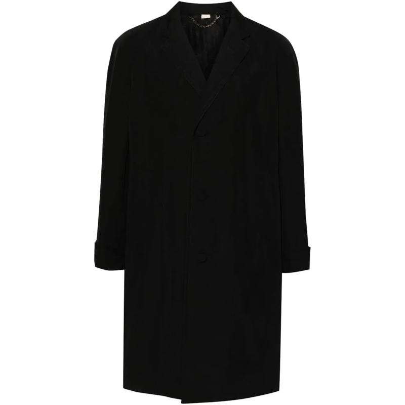Gucci Daunenjacke Single-breasted Cotton Poplin Coat schwarz