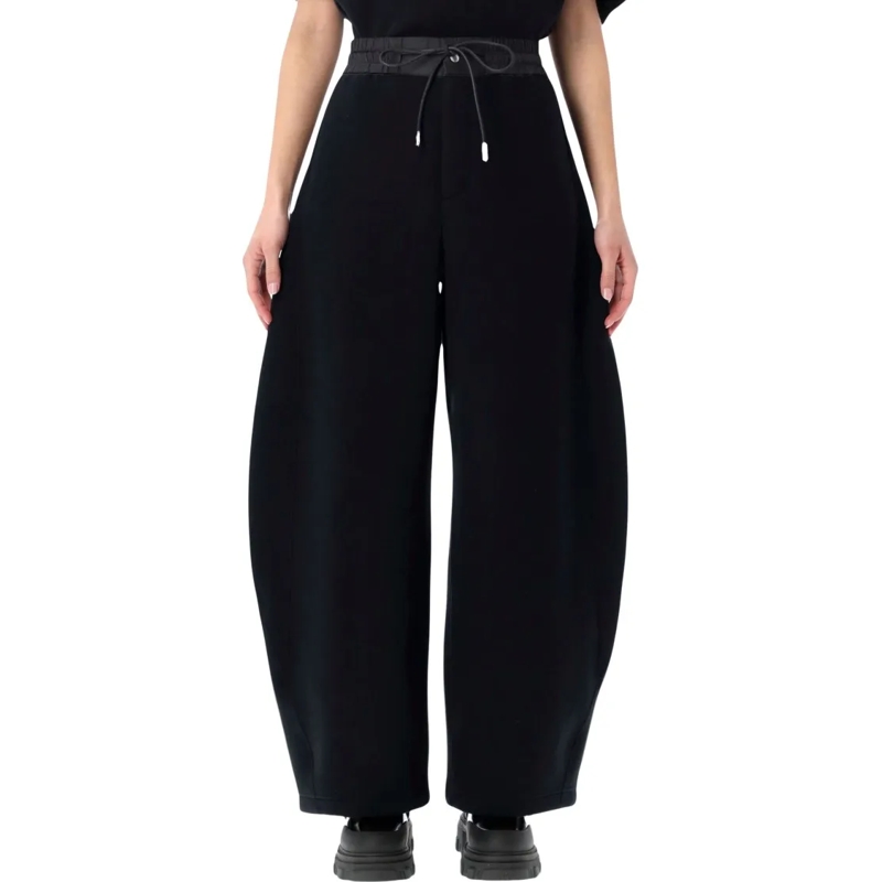 Sacai Jogginghose Jogging Black Pants Black