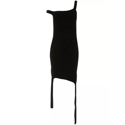 J.W.Anderson Deconstructed Black Mini Dress Black 