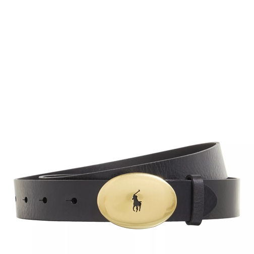 Polo Ralph Lauren 30mm Belt Medium Black Läderskärp