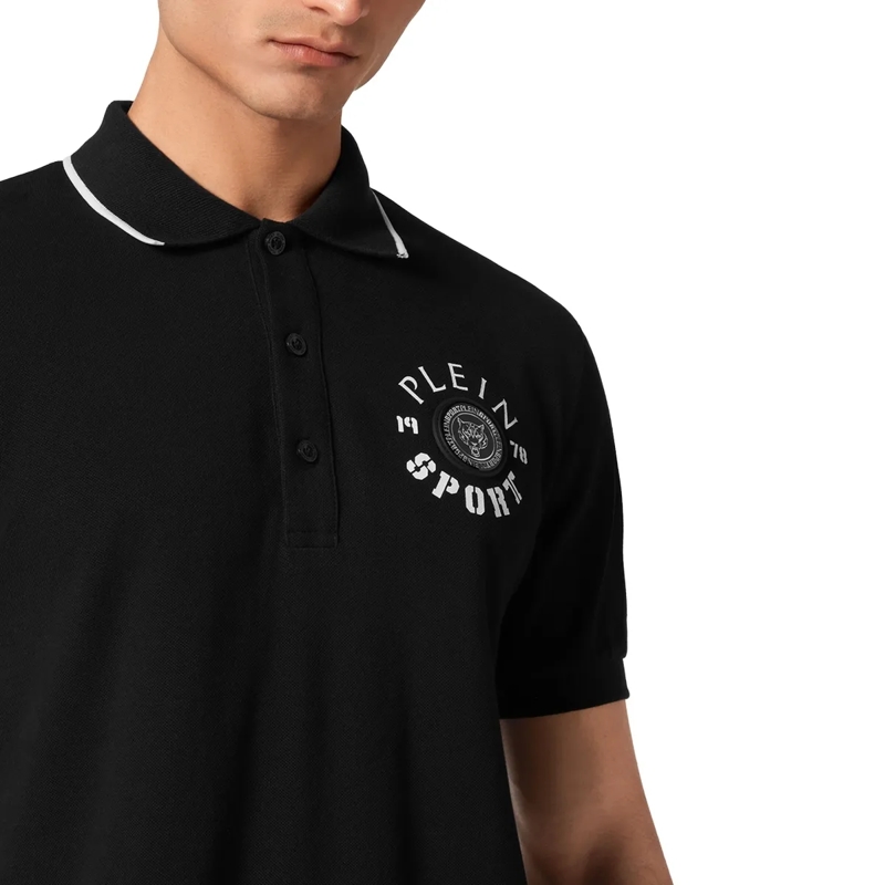 Plein Sport Top Poloshirt schwarz(Image 8)
