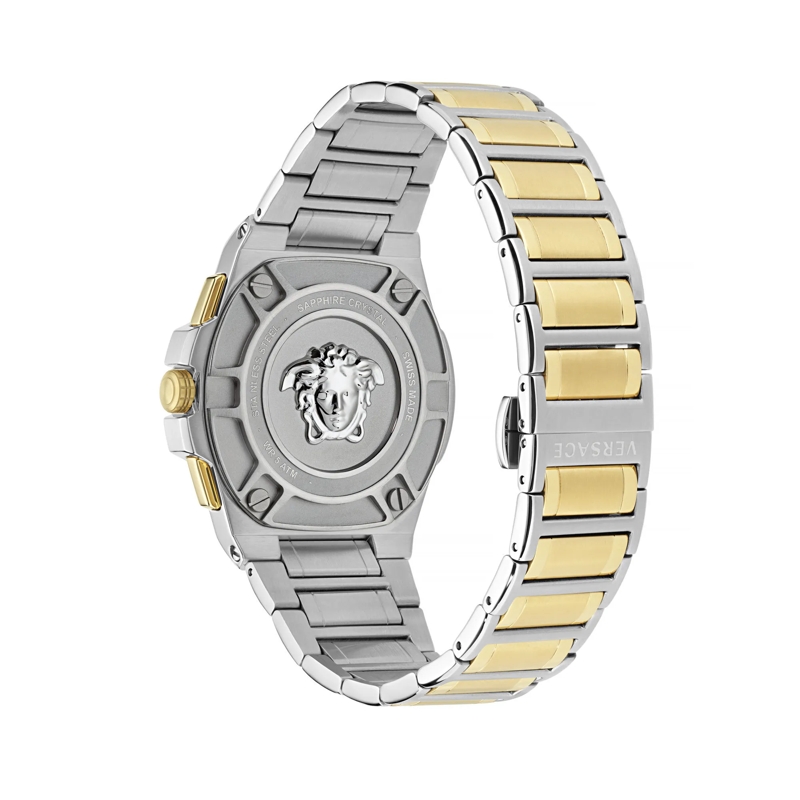 Versace Quarzuhr Quarz Chronograph Uhr Greca R gold(Image 2)