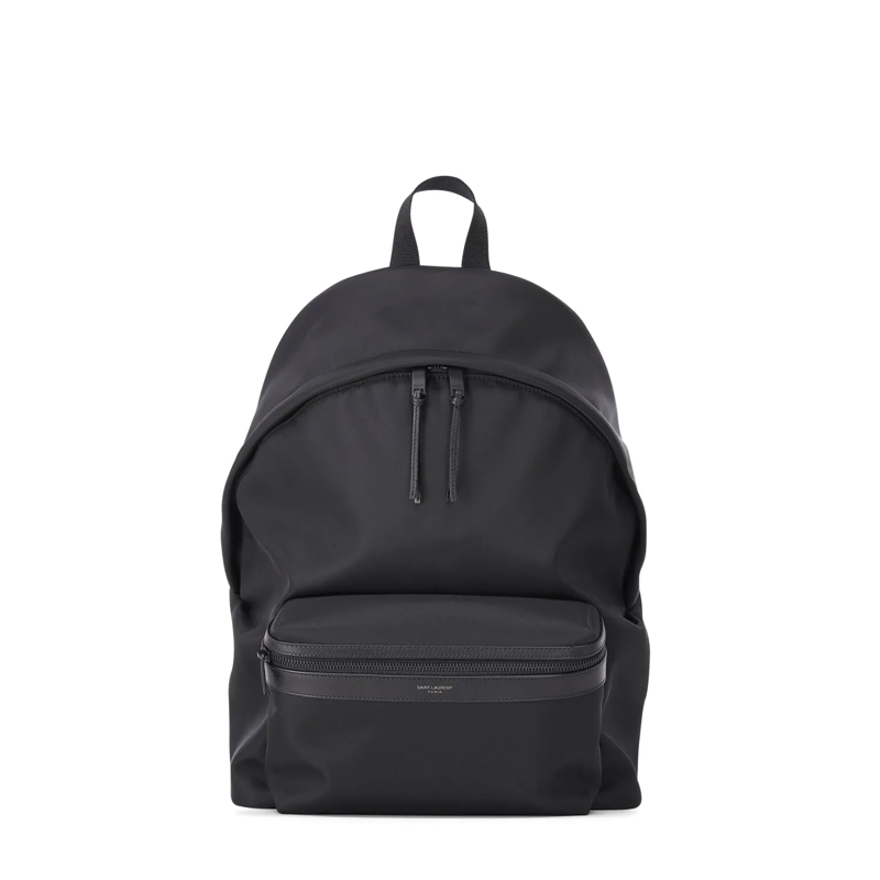 Saint Laurent Rucksack Rucksack mit Logo schwarz