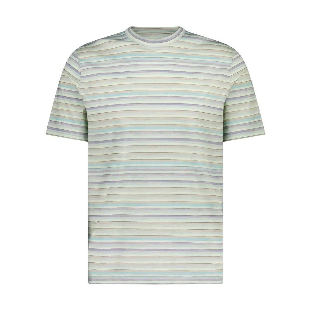 Paul Smith - T-Shirt im Streifen-Look - Größe M - green