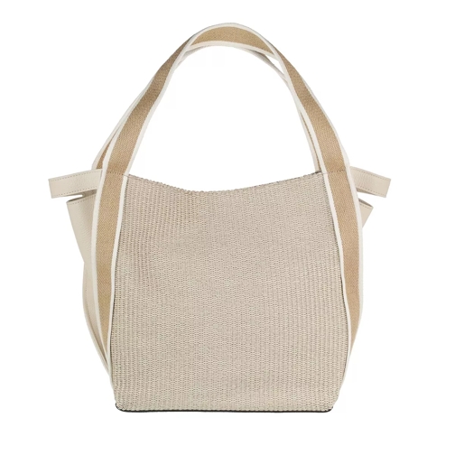 Gianni Chiarini Two Handle Shopping Bag Leather Natural Marble Shopper
