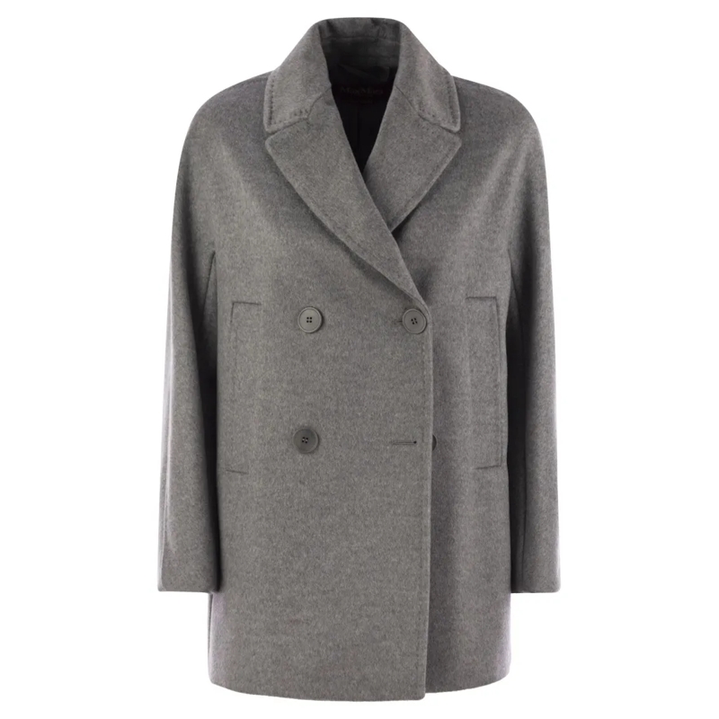 Max Mara Manteau d'hiver Sheree - Virgin Wool Caban Grey