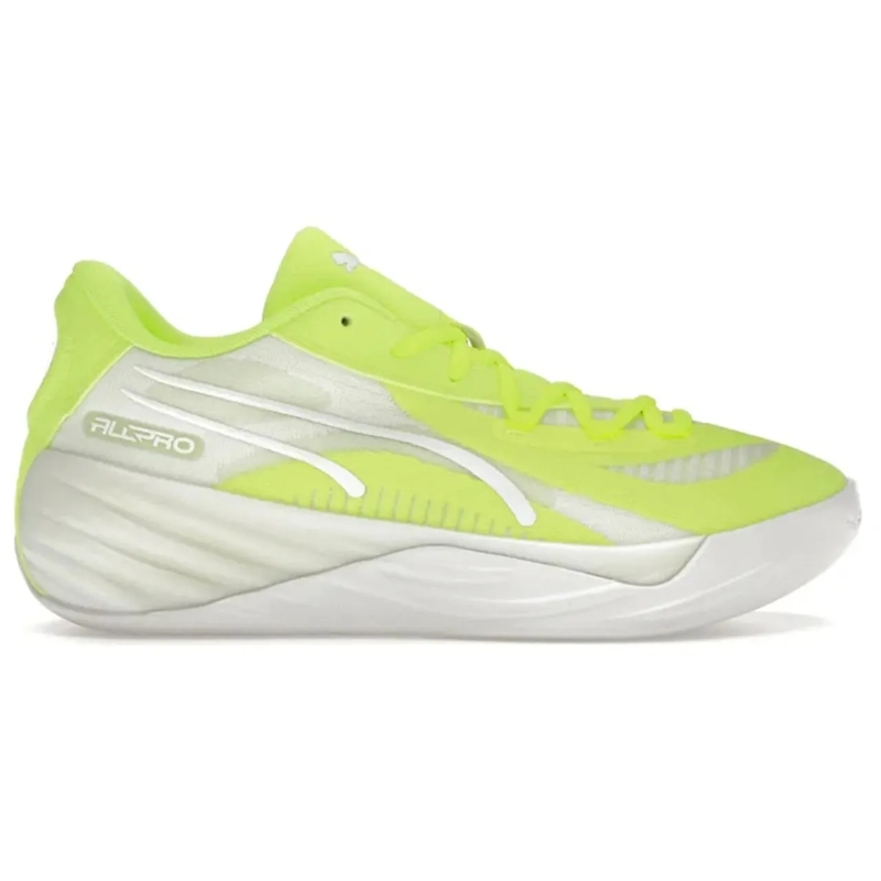 Puma Low-Top-Sneaker Puma All-Pro Nitro Lime Squeeze weiß