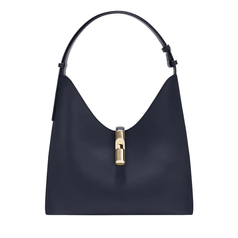 Furla Hobo Bag Furla Goccia M Hobo Ink Blue