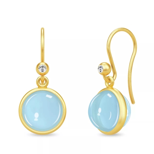 Julie Sandlau Primula Earrings Yellow Gold Drop Earring