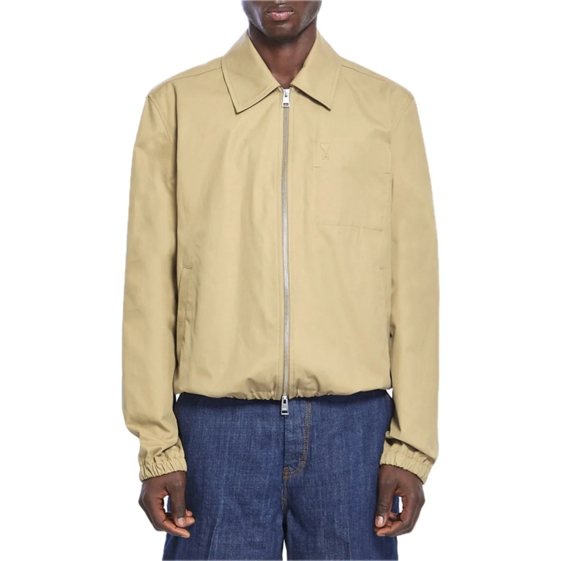 AMI Paris Bomberjacke bomber katoen beige beige