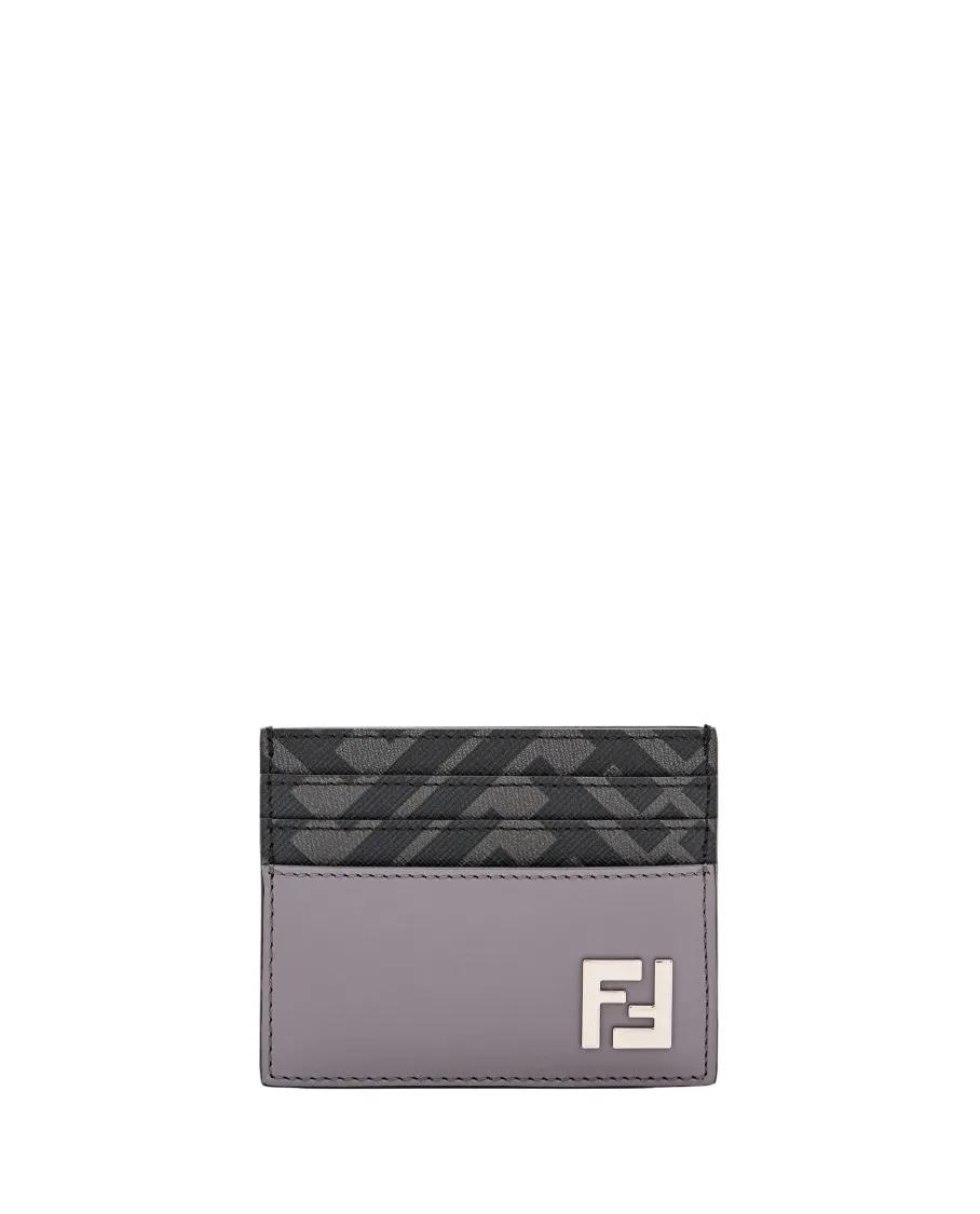 Fendi Portemonnaies - Card Case Vit.King/ Pu F - Gr. unisize - in Grau - für Damen