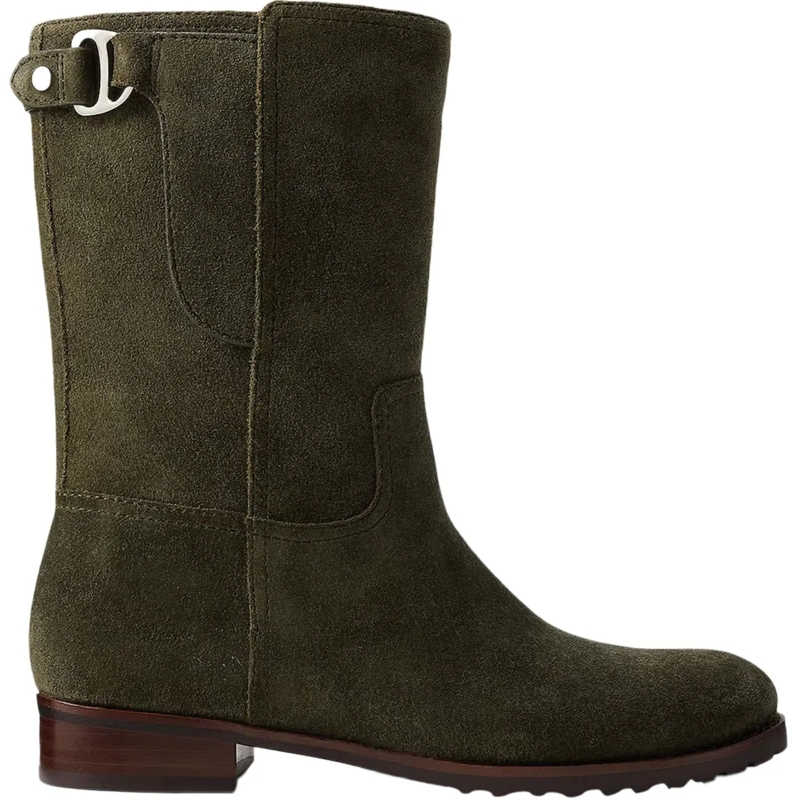 Lauren Ralph Lauren Stiefel Tasha Mid-Boots-Mid Boot Dark Olive