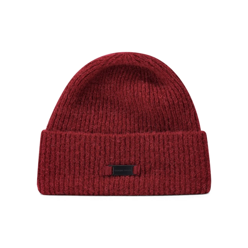 Canada Goose Casquette Mütze aus Alpaka-Mix rot