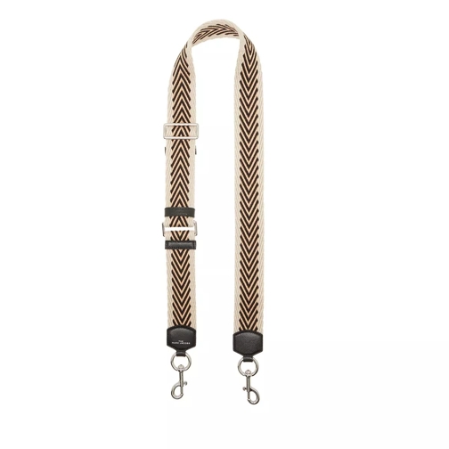 Marc Jacobs The Arrow Striped Bag Strap Black Shoulder Strap