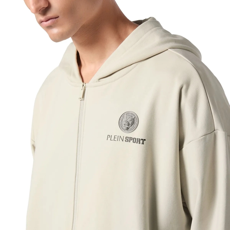 Plein Sport Top Sweatjacke Mit Kapuze Scratch grau(Image 7)