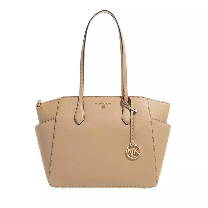 Michael Kors Marilyn Medium Top Zip Tote Camel Tote