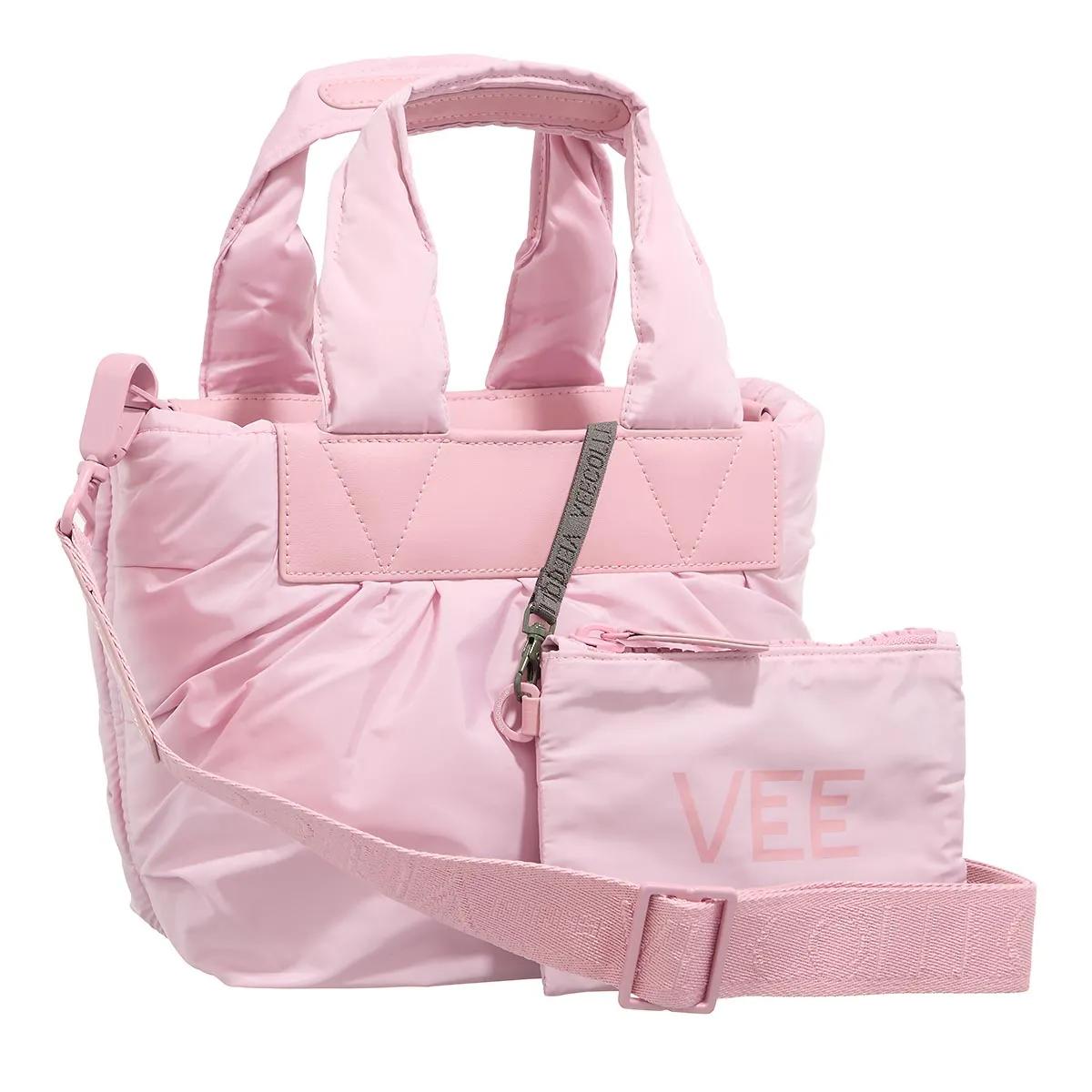 Vee Collective Crossbody bags Caba Tote Mini Pastel in poeder roze