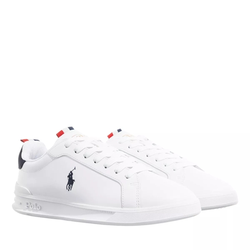 Polo Ralph Lauren Hrt Ct Ii Sneakers Low Top Lace White/Navy/Red scarpa da ginnastica bassa