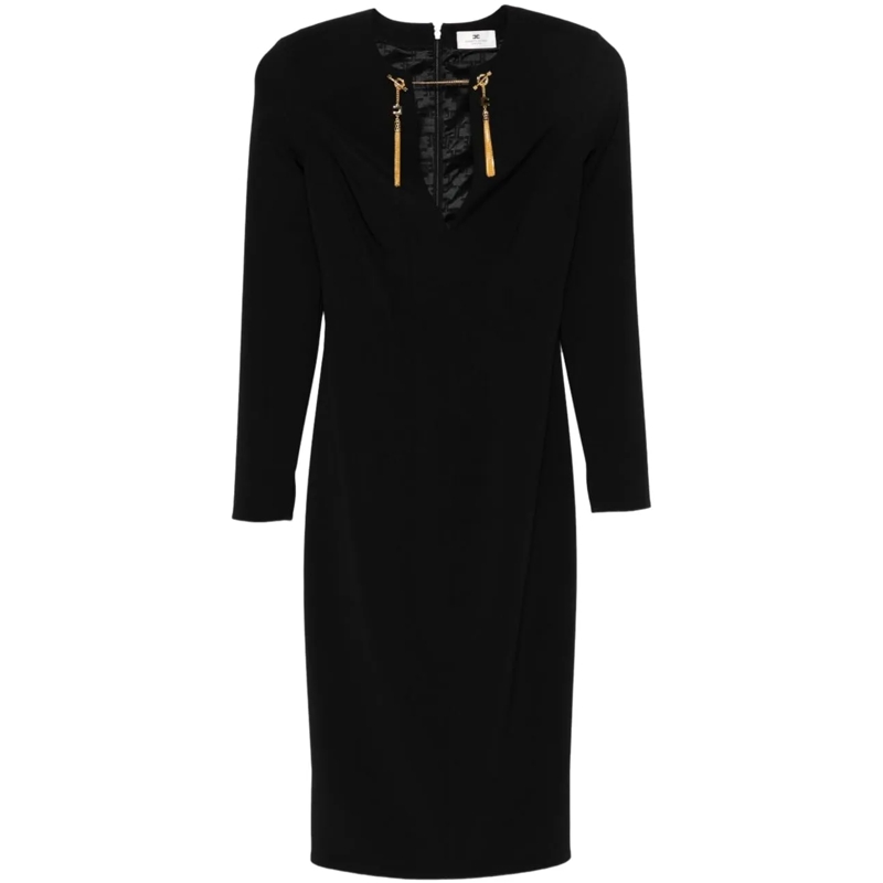Elisabetta Franchi Mini-robe Dresses Black schwarz