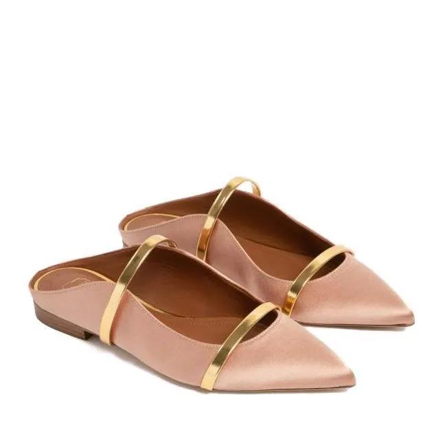 Malone Souliers Loafers & Ballerinas - Cognac And Rose Maureen Flats - Gr. 37,5 (EU) - in Beige - für Damen