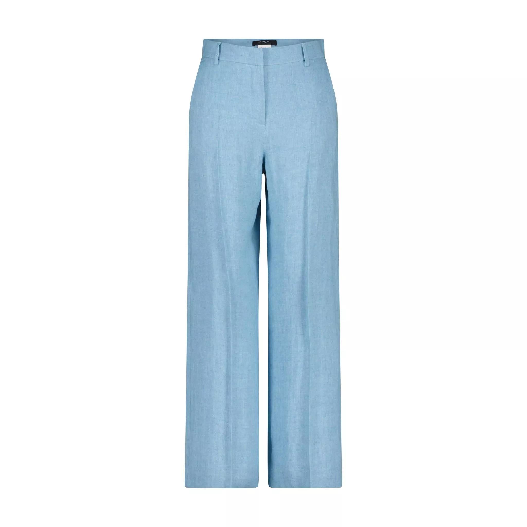 Thumbnail - Max Mara - Hose Malizia aus Leinen 47702380413274 - Größe 36 - dark blue