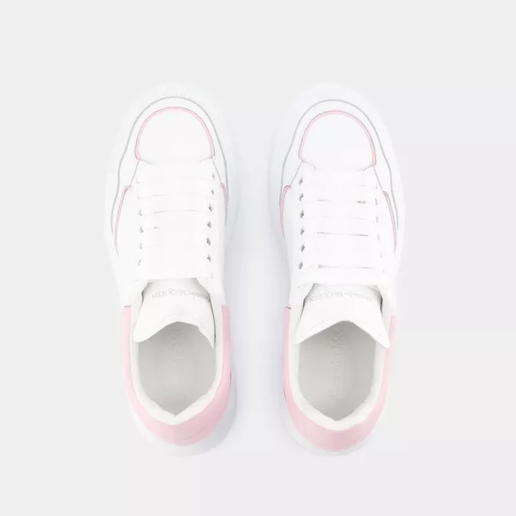 Alexander mcqueen white & pink oversized sneakers online