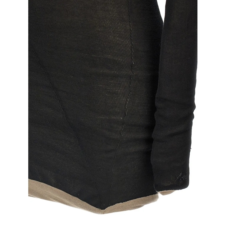 オールインワン・サロペット The Attico Two-Material Knit Mini Dress With Asymmetrical The Attico Two-Material Knit Mini Dress With Asymmetrical