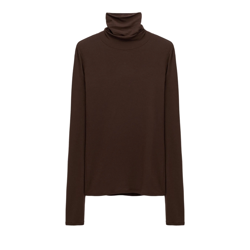 Dorothee Schumacher Top CHIC COMFORT shirt chocolate