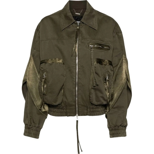 Blumarine Zomerjassen giacca bomber darkgreen grün