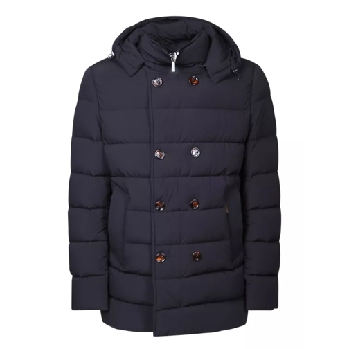 Moorer Double-Breasted Jacket Blue 