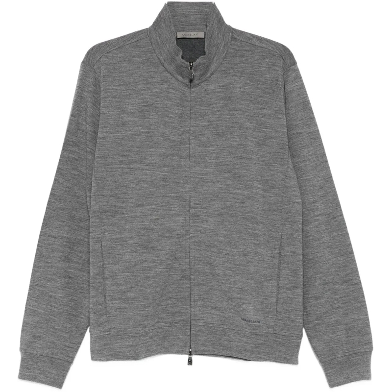 Corneliani Pull gilet grijs grau