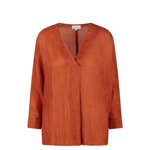 The Rose Ibiza  Silk Blouse Orange