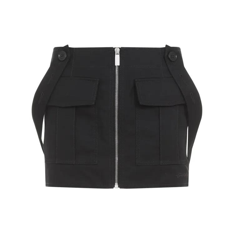 Off-White - Straps Cargo Mini Skirt - Größe 42 - schwarz