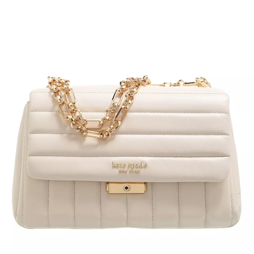 Kate Spade New York Carlyle Quilted Leather Shoulder Bag Ivory Borsetta a tracolla