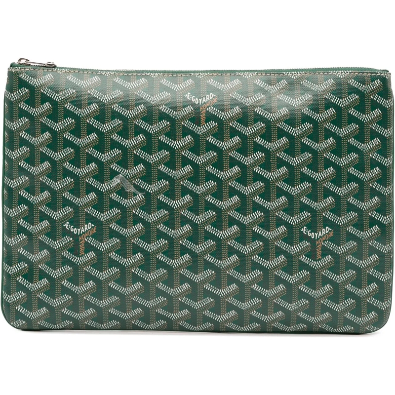 GOYARD Pochette Goyardine Senat MM grün
