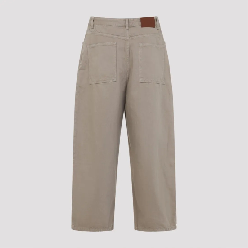 Studio Nicholson Jeans Relaxed Wide-Leg Jeans With Classic Five-Pocket De Neutrals