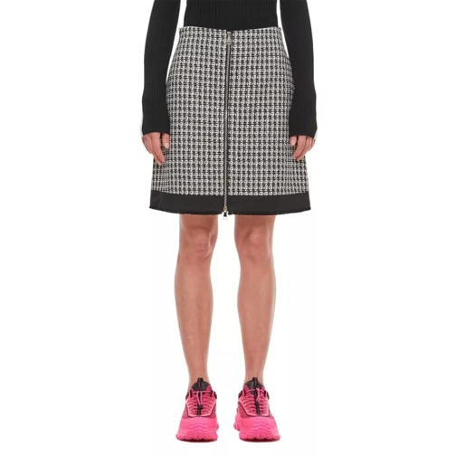 Moncler Tweed Mini Skirt Black 