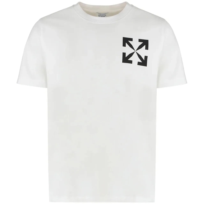Off-White Legeres Oberteil Off-White Logo T-shirt weiß