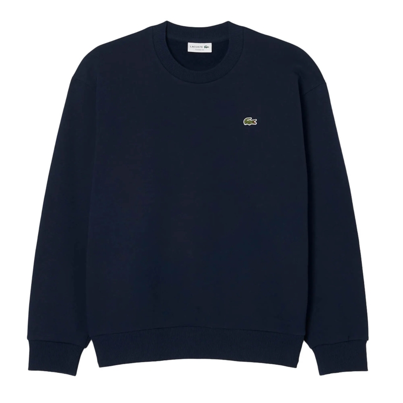 Lacoste  LACOSTE Herren Sweatshirt, Einfarbiger Basic Pullo dunkel-blau