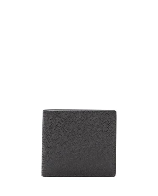 Thom Browne Portemonnaies - Leather Billfold Wallet - Gr. unisize - in Grau - für Damen