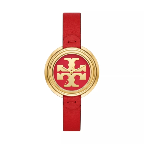 Tory Burch The Miller Watch Stainless Steel Red Dresswatch