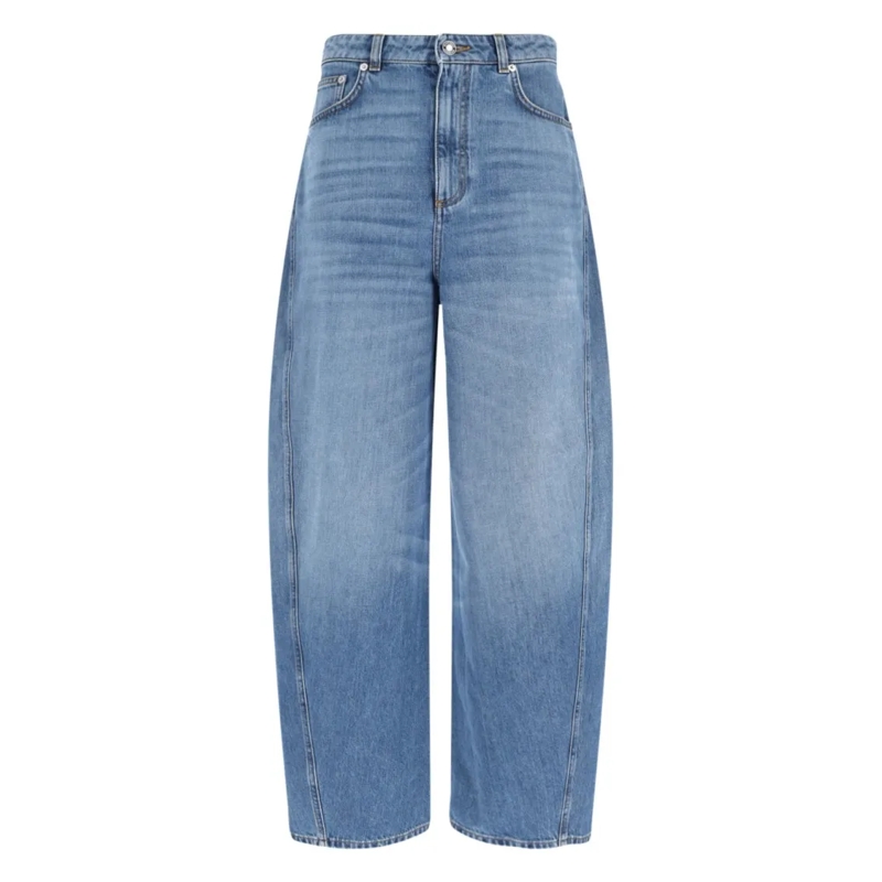 Givenchy Jeans Wide-Leg Jeans With Medium Rise Blue