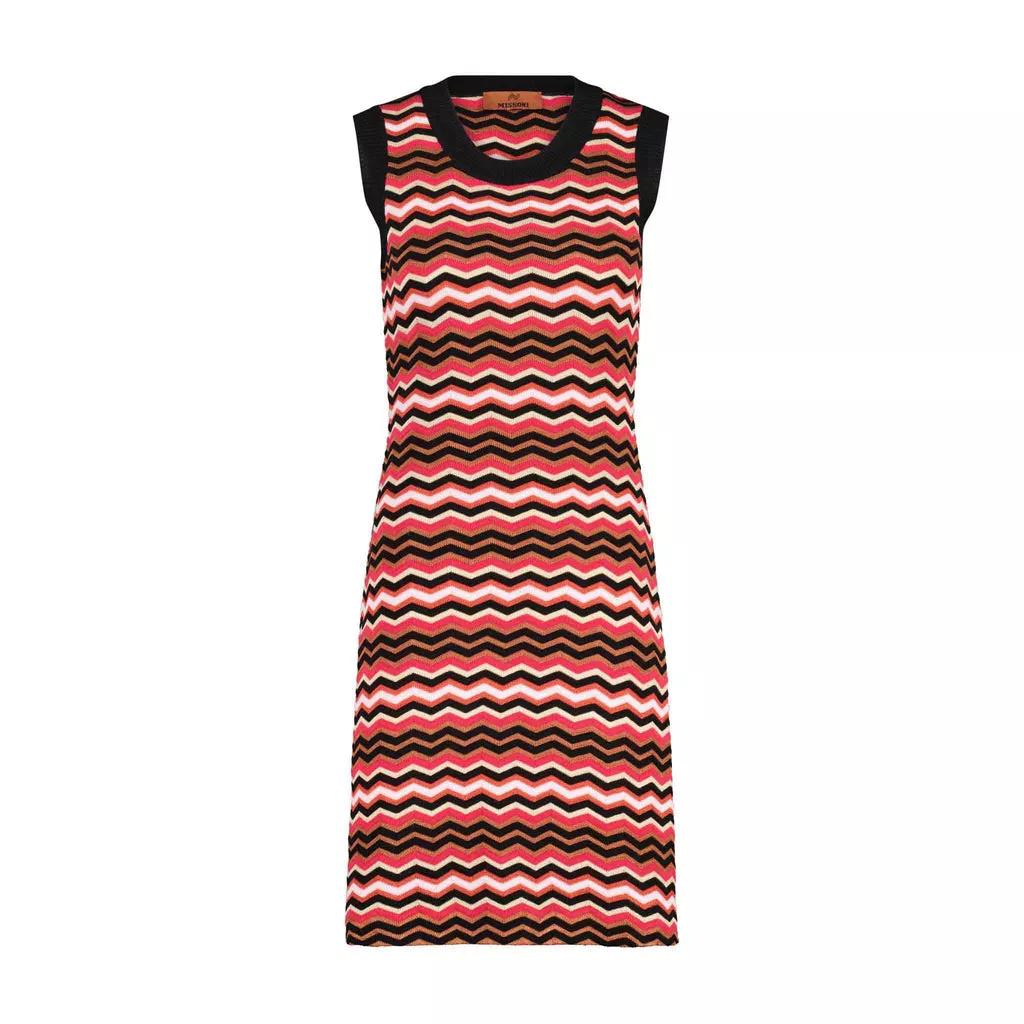 Missoni - Tailliertes Strickkleid - Größe 36 - multi