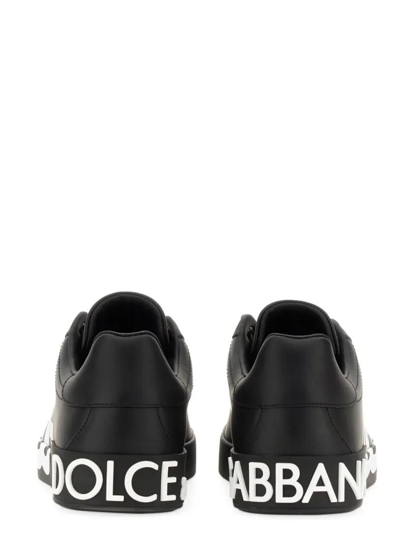 Thumbnail - Dolce&Gabbana Low-Top Sneaker - Sneaker Portofino - Gr. 43 (EU) - in Schwarz - für Damen