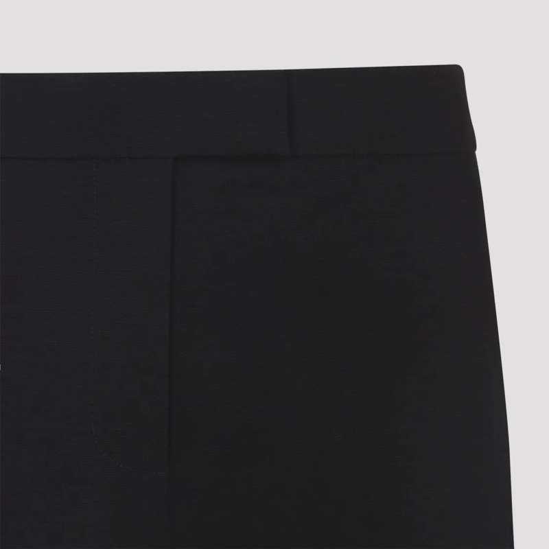 Khaite Casual broeken Straight-Leg Trousers With Clean Waistband And Ref Black(Image 4)