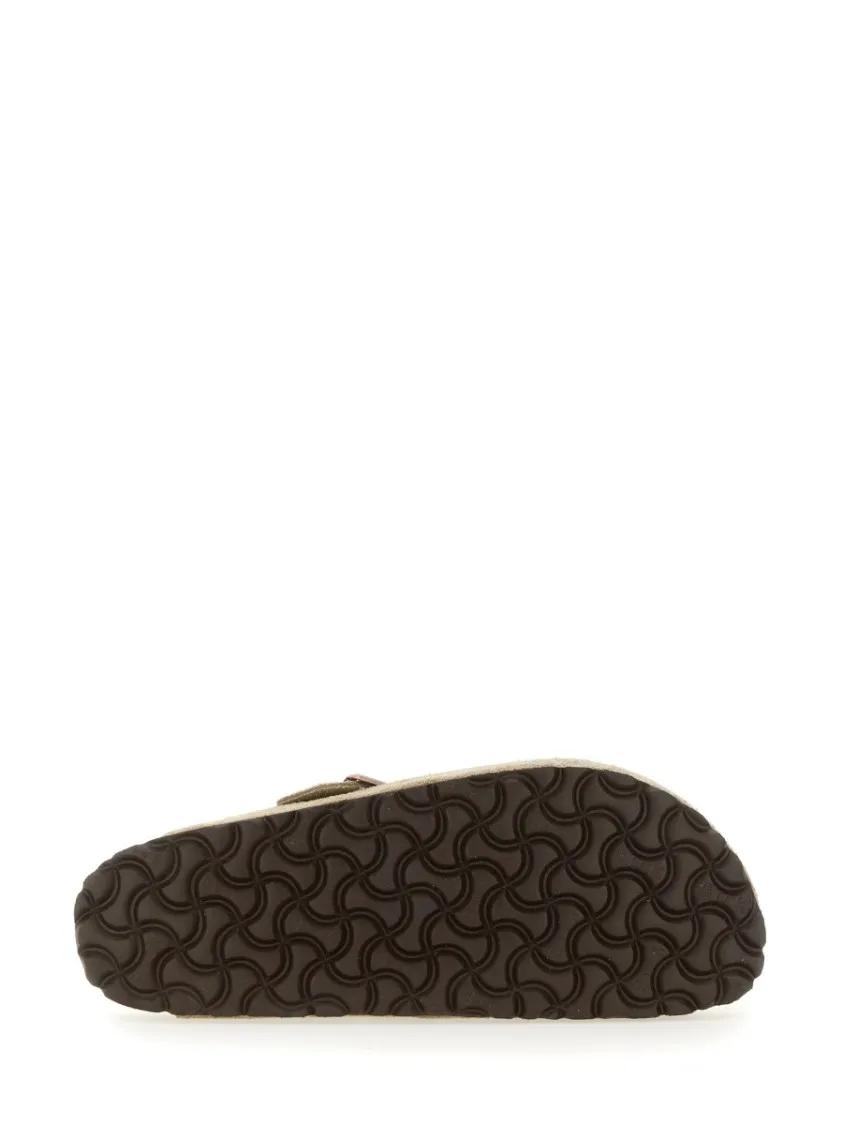Thumbnail - Birkenstock Slipper & Pantoletten - Suede Mule Boston With Adjustable Strap - Gr. 40 (EU) - in Braun - für Damen