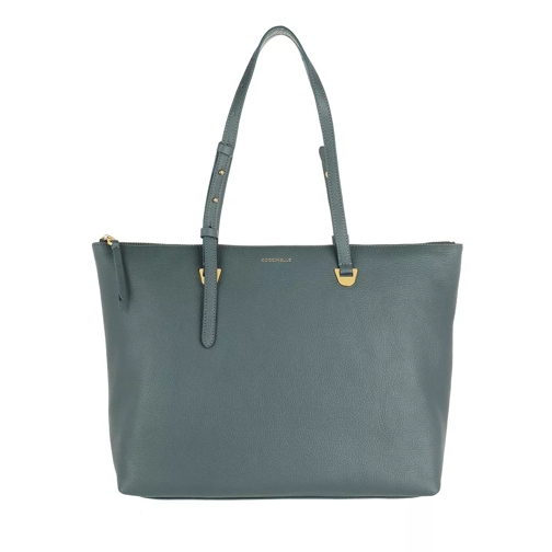 Coccinelle Lea Handbag Grained Leather  Shark Grey Shoppingväska