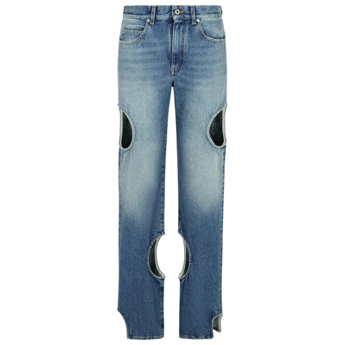 Off-White Jeans 'Meteor' Blue Denim Jeans Blue