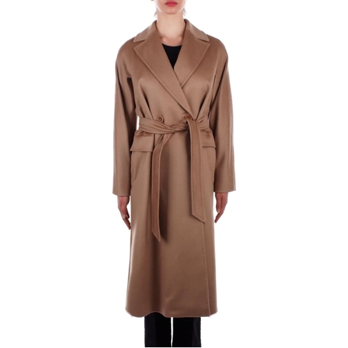 Max Mara Übergangsjacke Max Mara Coats Camel Brown schwarz